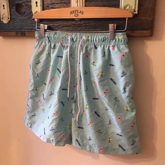 Boardies Surfer Print Swim Shorts Size Medium - Picture 6 of 11